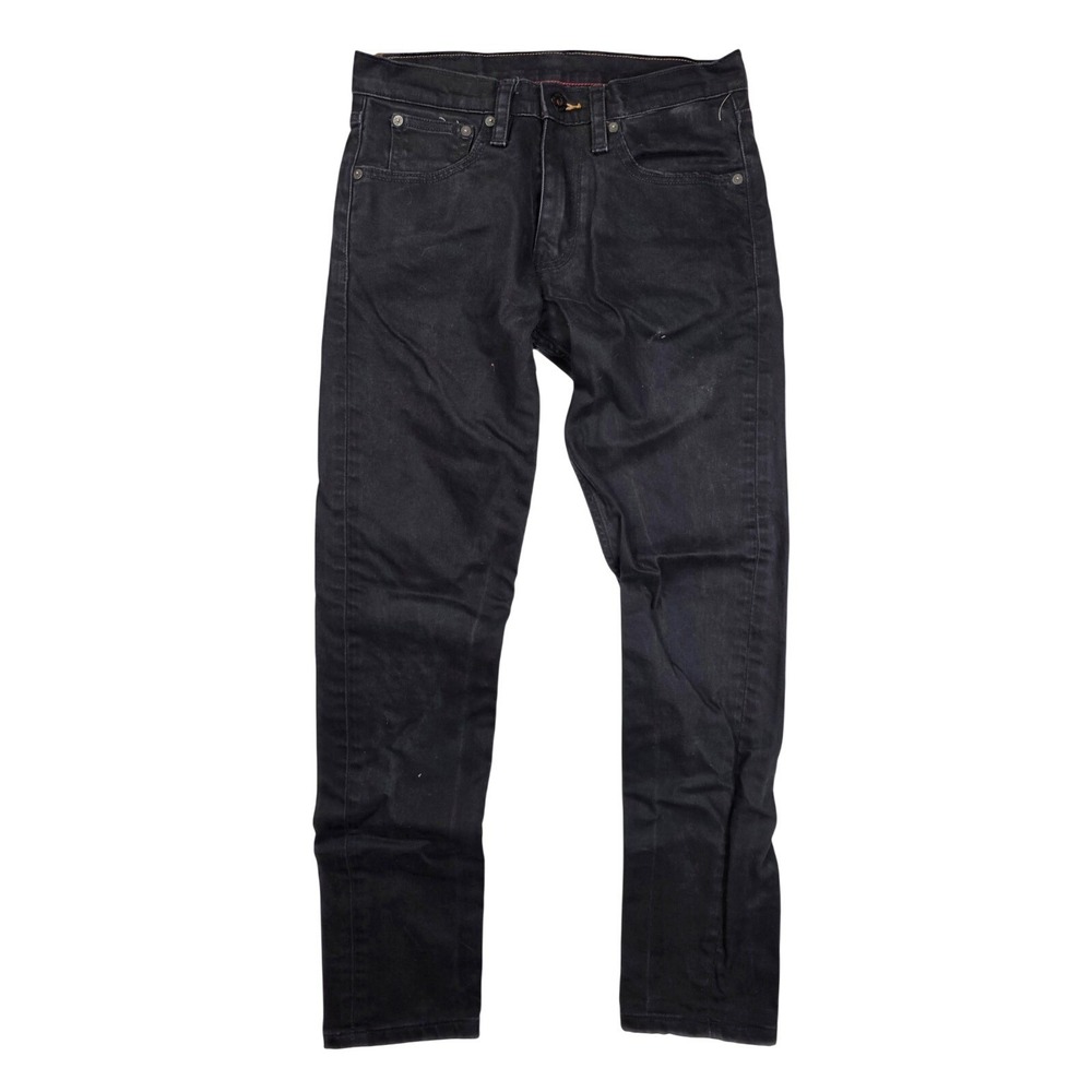 Levi's 512 Stretch Slim Taper Fit Black Knight Denim Jeans Men's Size 28x32